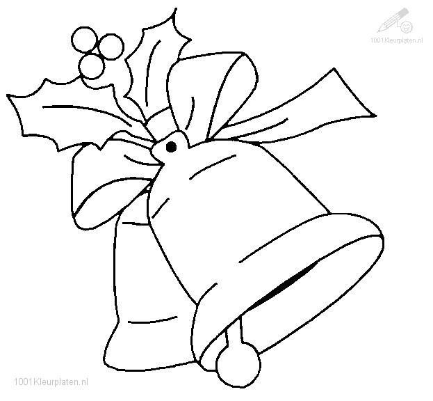 623x576 Christmas Bell Coloring Page