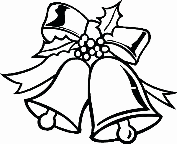 600x488 Jingle Bells Coloring Pages Pics Bell Coloring Page Bell Coloring