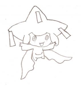 284x302 How To Draw Jirachi