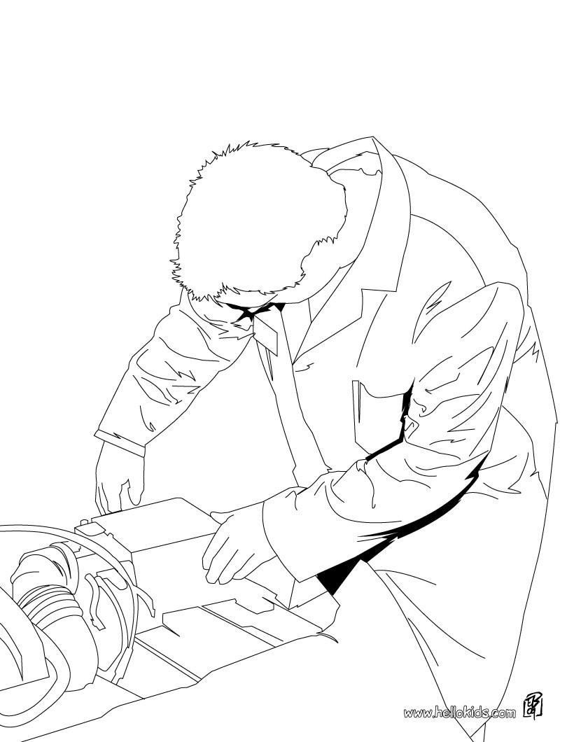 820x1060 Mechanic Coloring Pages