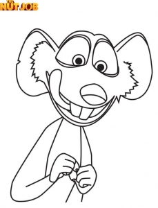 229x300 Top The Nut Job Coloring Pages