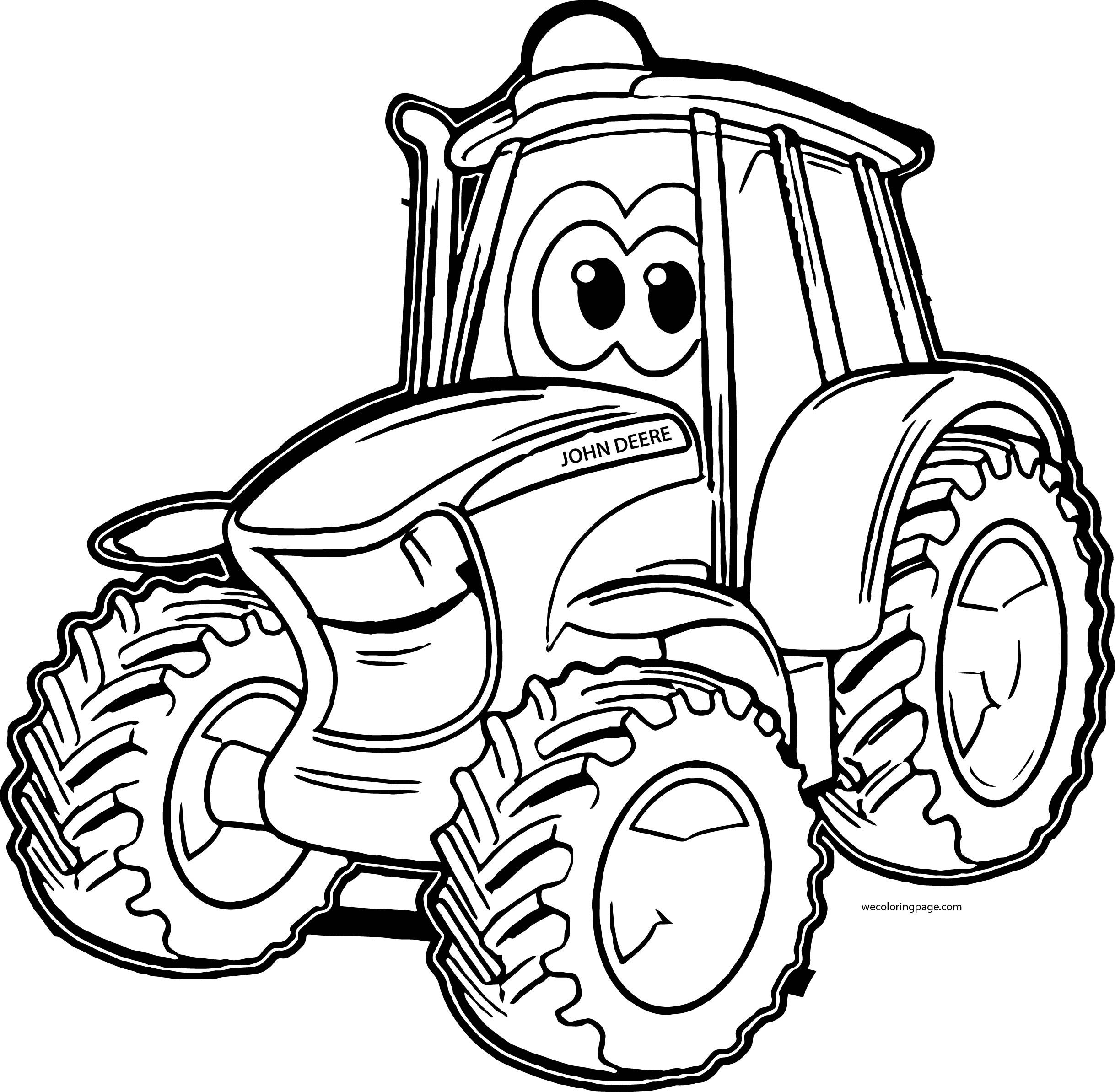 2437x2387 The Best John Deere Tractor Coloring Pages Color Picture