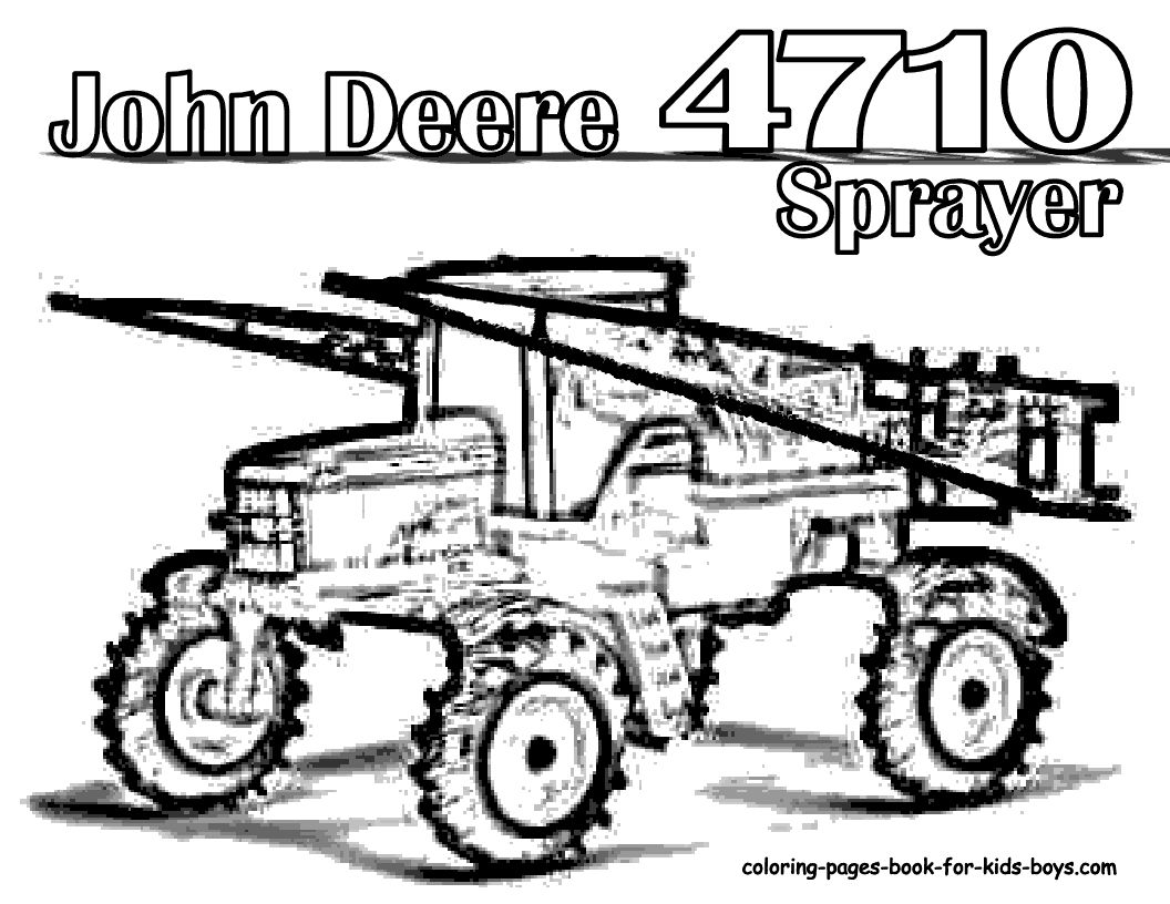 1056x816 John Deere Coloring Pages Free Archives Inside Combine Page