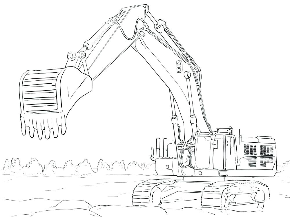 1000x750 John Deere Combine Coloring Pages