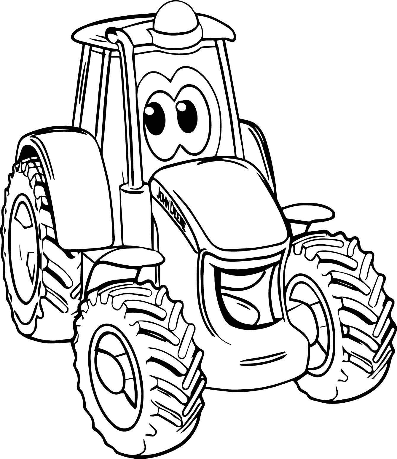 1339x1548 John Deere Tractor Coloring Pages Fine Free Book For Kids Coloring