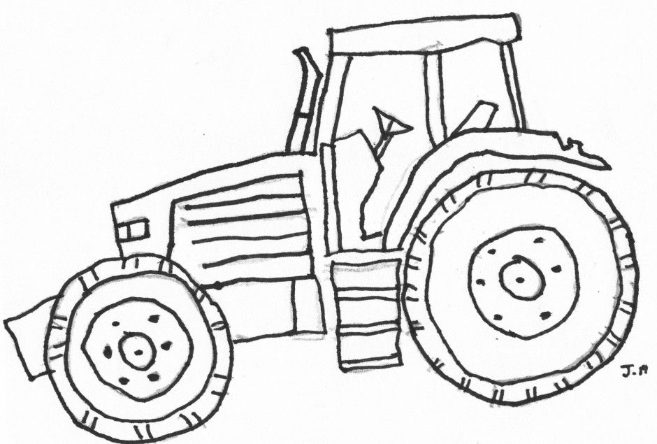 940x635 John Deere Tractor Coloring Pages To Print Tractor Coloring