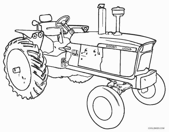 580x452 Printable John Deere Coloring Pages For Kids