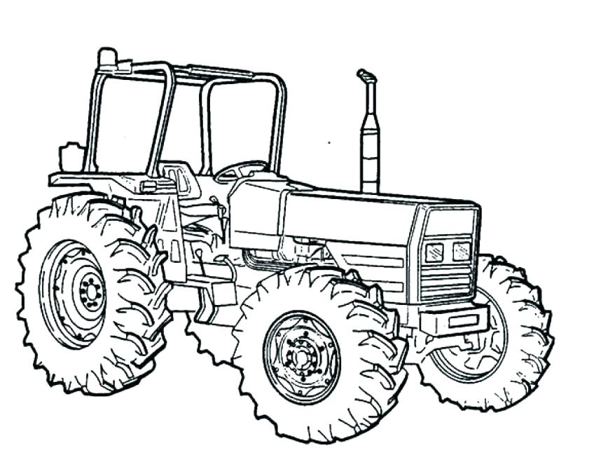 878x659 Free Tractor Coloring Pages Tractor Coloring Pages Coloring John