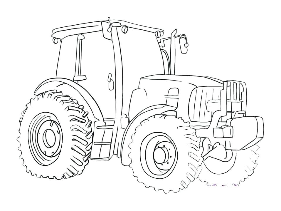 957x718 John Deere Tractor Coloring Pages To Print Page Best