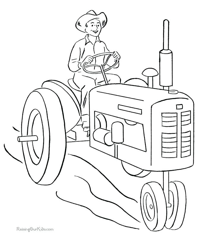 670x820 Tractor Coloring Pages Printable Tractor Coloring Pages Printable