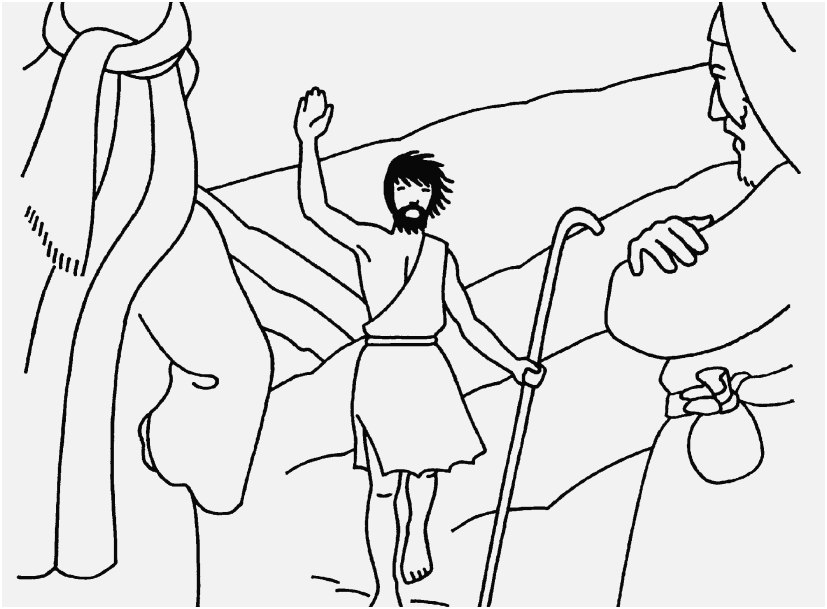 Birth Of John The Baptist Page Coloring Pages