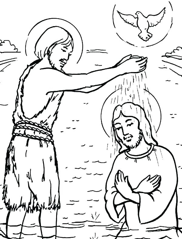 John The Baptist Coloring Page at GetDrawings | Free download