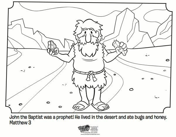 600x468 John The Baptist Coloring Pictures Luxury Jesus Appears To His