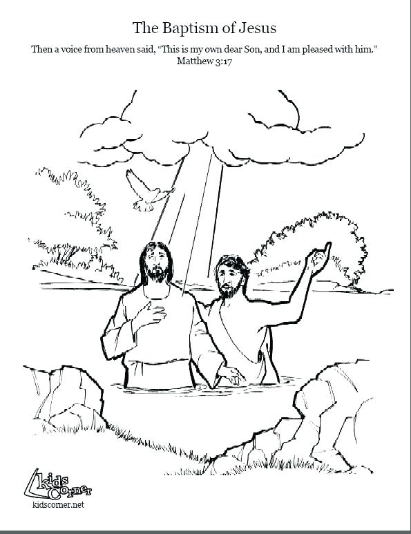 595x773 John The Baptist Coloring Page