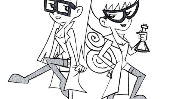 585x329 Johnny Test Coloring Pages With Johnny Test Coloring Pages