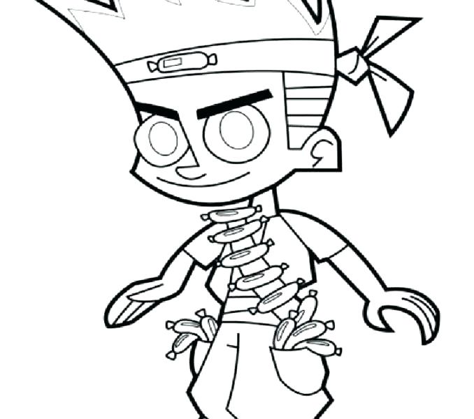 678x600 Johnny Test Coloring Pages Drawing Johnny Test Coloring Page