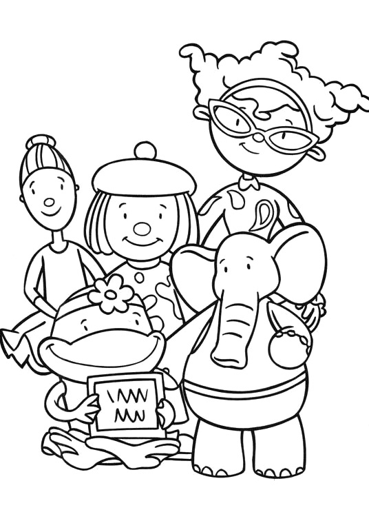 536x743 Family Jojo Circus Coloring Pages Coloring