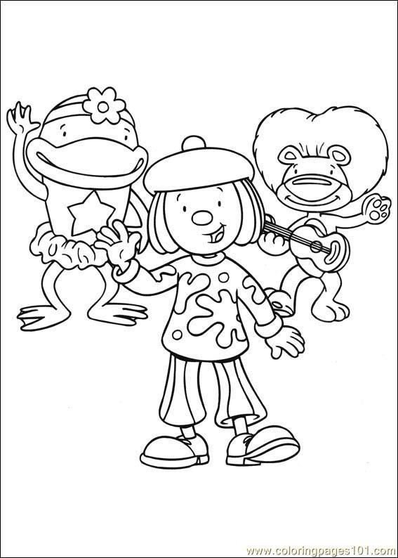 567x794 Jojo Circus Coloring Page