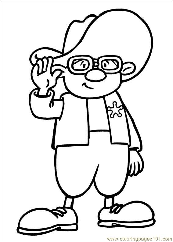 567x794 Jojo Circus Coloring Page