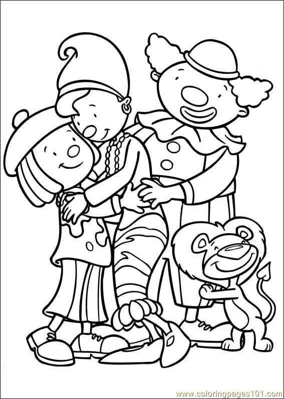 567x794 Jojo Circus Coloring Page