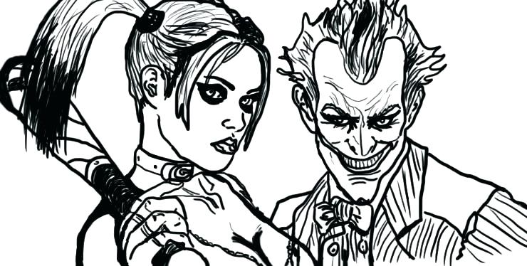 740x374 Harley Quinn Coloring Pages Lovely Coloring Pages Best