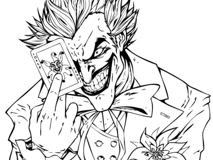 440x330 Coloring Pages Joker, Harley Quinn Coloring Pages Best Coloring