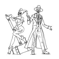 230x230 Batman Coloring Pages Free Printable For Kids Harley Quinn