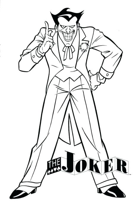 448x700 The Joker Coloring Pages Mimalist Cute Joker Coloring Pages