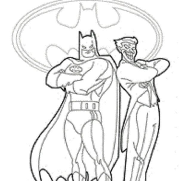 600x608 Batman Fighting Joker Coloring Pages Coloring Pages Trend Cake