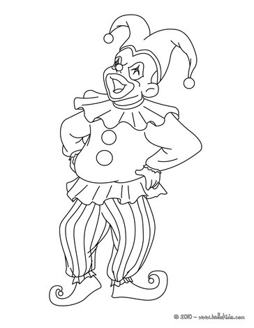 364x470 Joker Costume Coloring Pages