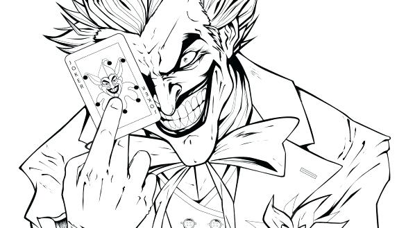 Joker Coloring Pages For Kids at GetDrawings | Free download