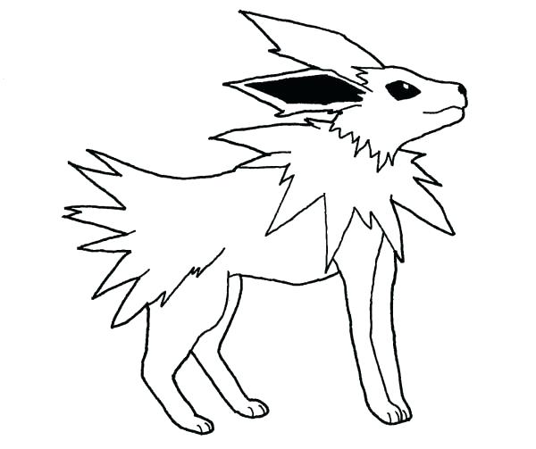 600x503 Jolteon Coloring Pages Coloring Pages Pages Coloring Coloring