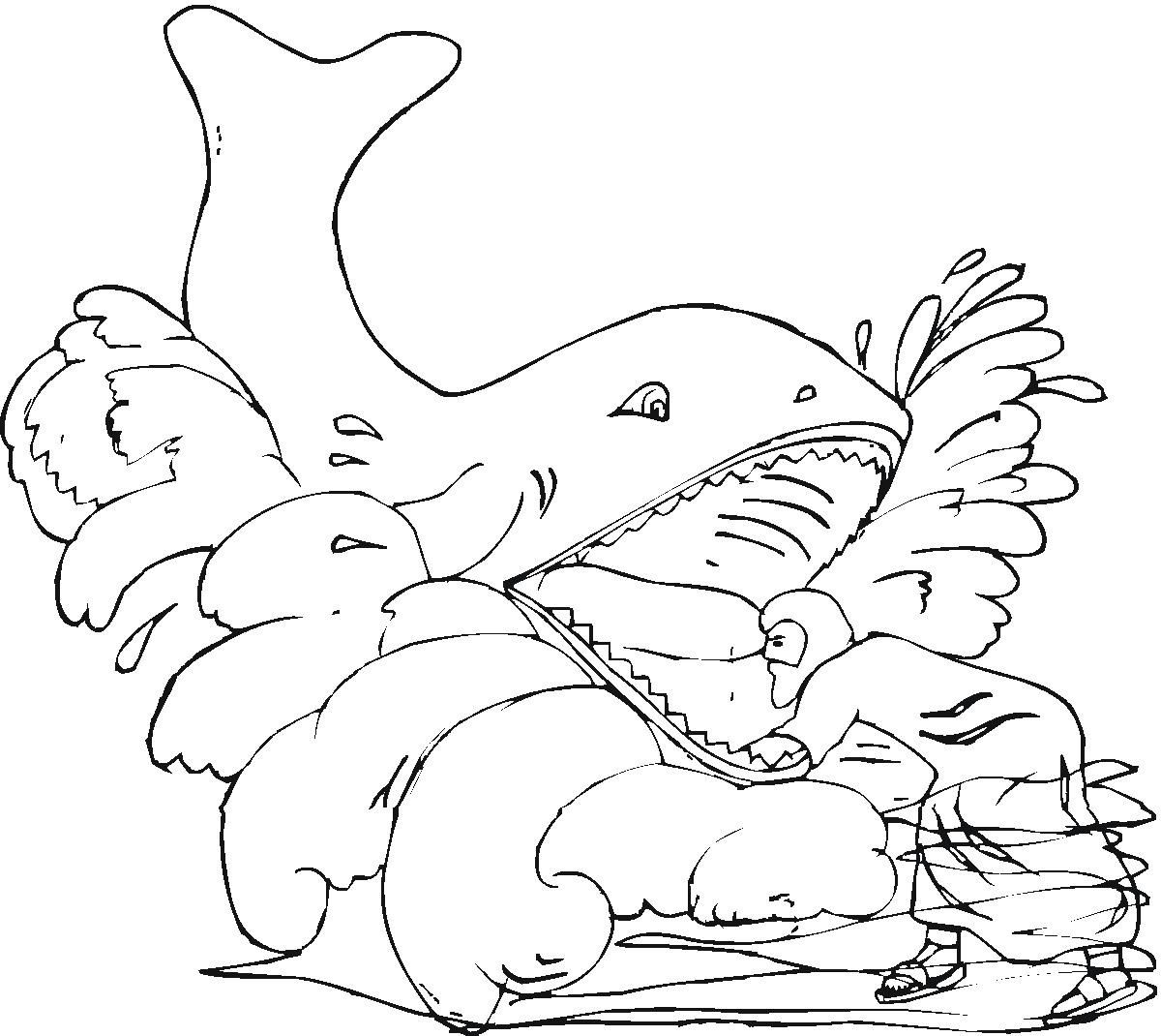1200x1070 Marvelous Jonah And The Whale Coloring Sheet Pict For Preschoolers