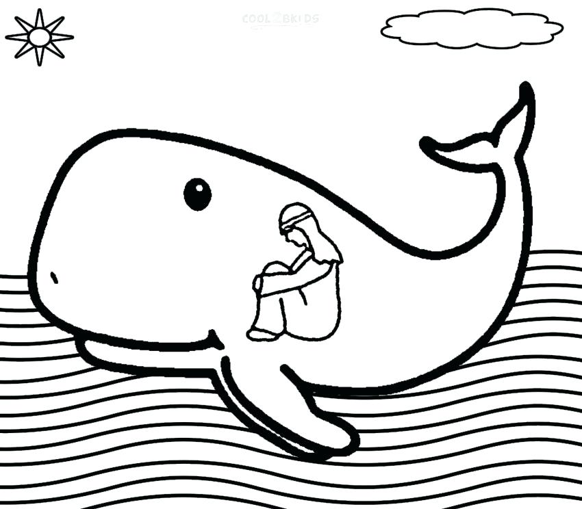 850x744 Free Printable Jonah And The Whale Coloring Pages