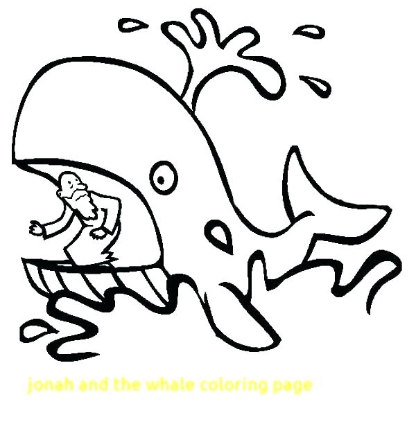 600x612 Jonah And The Whale Coloring Page As Well As And The Whale