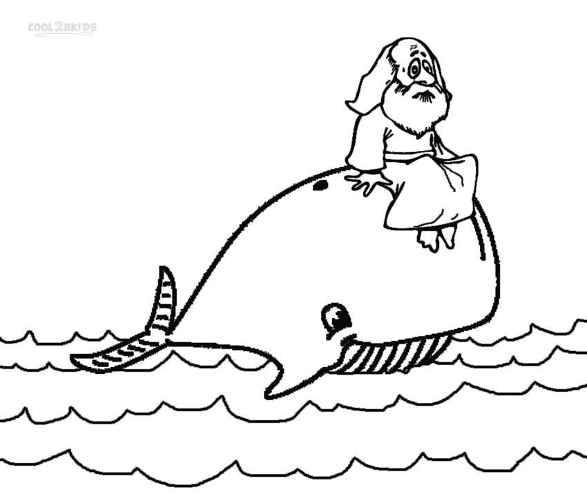 850x716 Printable Jonah And The Whale Coloring Pages For Kids