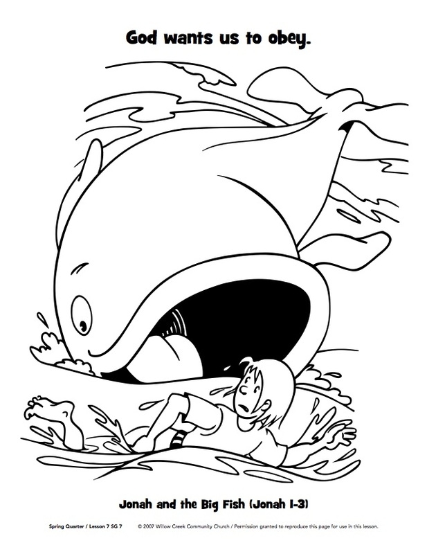 617x800 Jonah And The Fish Coloring Page Printable