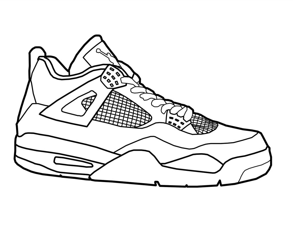 1024x854 Jordan Coloring Page