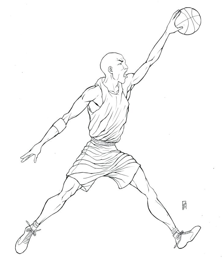 725x850 Lovely Michael Jordan Coloring Pages For Coloring Pages Air