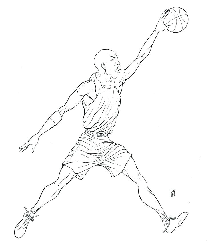 728x853 Michael Jordan Coloring Page S Michael Jordan Logo Coloring Pages