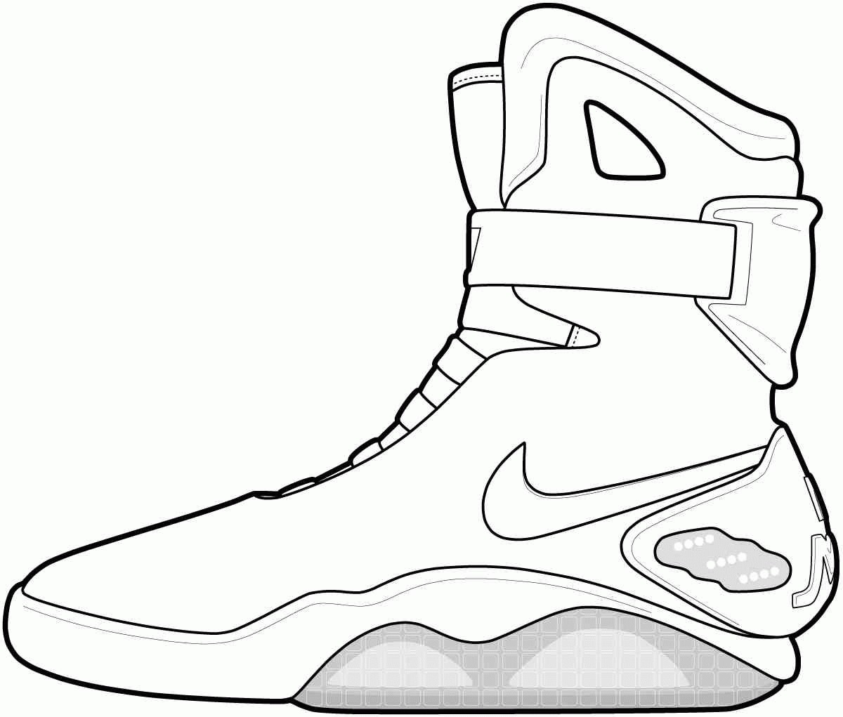1200x1021 Modest Design Jordan Shoes Coloring Pages Free Printable