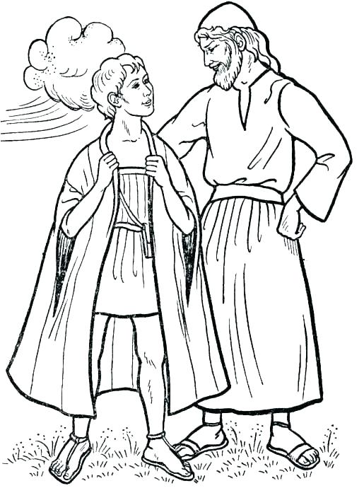 515x697 Joseph Bible Story Coloring Pages And The Amazing Technicolor