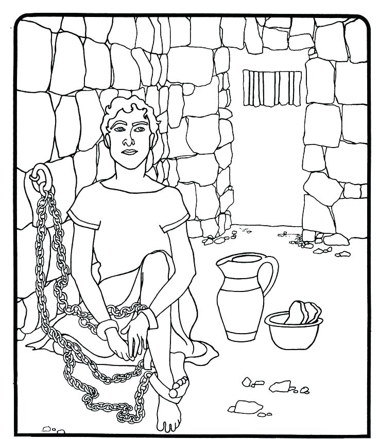 736x854 Joseph Bible Coloring Pages