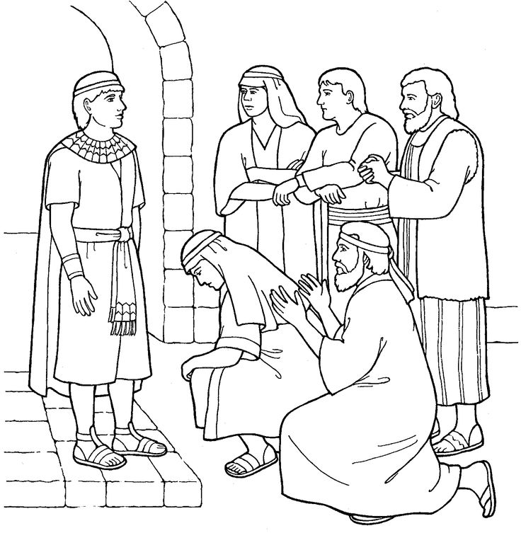 736x753 Joseph And The Coat Of Many Colors Coloring Page Cool Brothersjpg