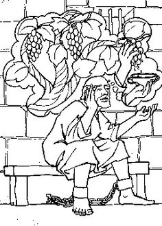 236x329 Joseph In Prison Coloring Page