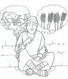 236x271 Joseph And The Coat Of Many Colors Coloring Page