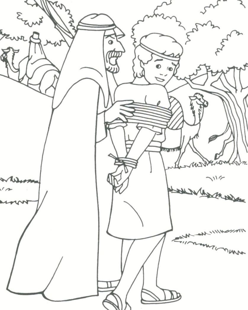 838x1050 Joseph Coloring Pages Phototoon And His Brothers General Forgives