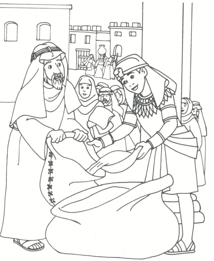 831x1011 Joseph And His Brothers Coloring Pages Joseph And His Brothers