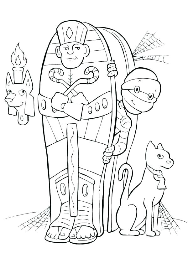 600x840 Egypt Coloring Pages