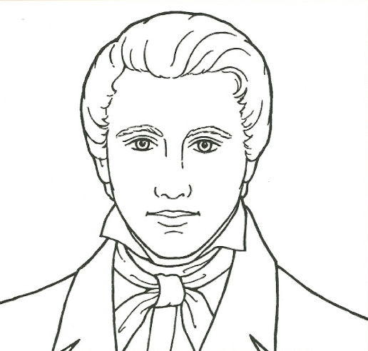 516x492 Prophet Joseph Smith Coloring Page Coloring Book